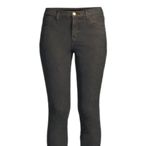 J BRAND
Alana High-Rise Crop Metallic Skinny Jeans